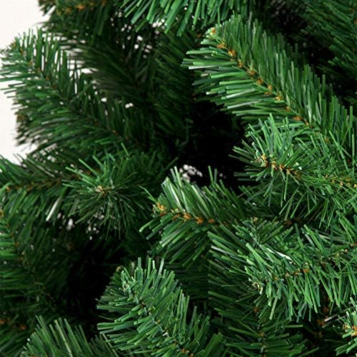 ZPEE 5ft вештачки материјал ПВЦ автоматски гранки новогодишно дрво, со метален штанд лесно да се собере Божиќ декорација бор дрво-зелена
