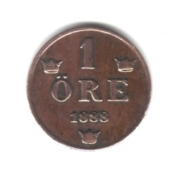 1888 Шведска Руда Монета км750