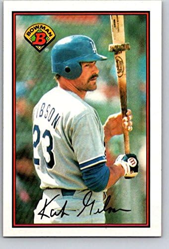 1989 Бауман #351 Кирк Гибсон Лос Анџелес Доџерс Бејзбол НМ-МТ