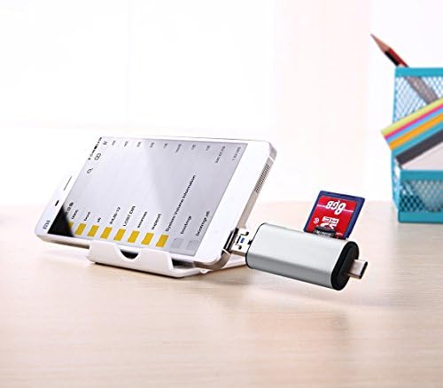Sd/Micro SD Читач На Картички, CEAVIS USB 2.0 Читач На Мемориски Картички Со Микро USB USB ТИП-C Адаптер За Читање Картички OTG За Паметен Телефон,