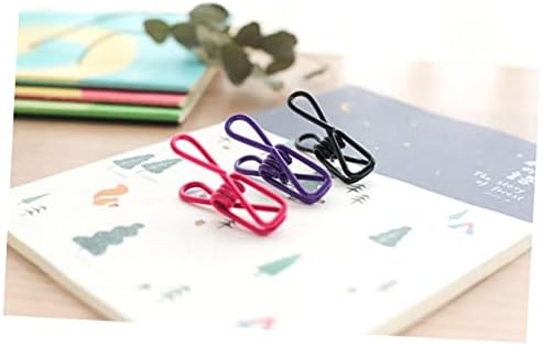 Зеродеко 40 парчиња повеќенаменски закачалки за закачалки за закачалки за облека за облека фото клипови жица чорапи клипови пластични