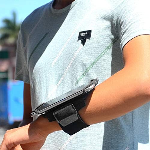 Фолч за Oppo A15 - ActiveStretch Sport Armband, прилагодлива амбалажа за тренинг и трчање за Oppo A15 - etет Блек