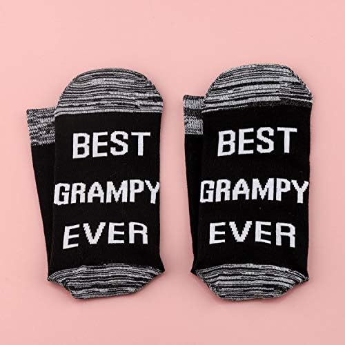 Левло Грампи Подарок дедо чорапи Најдобриот Грејки некогаш чорапи дедо подарок за дедо мажи роденденски подарок