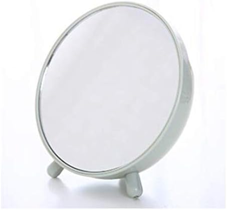 HTLLT убавина шминка огледало тркалезни ретровизори преносни мали огледала со простор за складирање на шминка огледала симпатични обоени