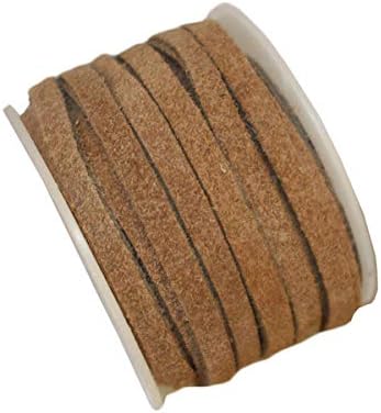 Cords Craft® | 4мм оригинална велур рамна кожа чипка за накит што прави нараквица ѓердан монистра | 10 метри велур кожа
