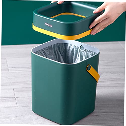 Zerodeko 1pc Отворен ѓубре може мини контејнер за диспенстер, мини ѓубре може преносно решетка, кутија за отпадоци од отпадоци