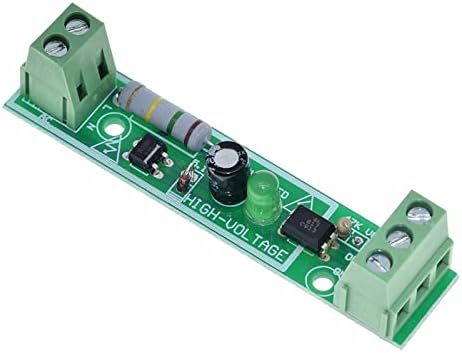 Hiigh 1-битен AC 220V Optocoupler Изолациониот модул Напон на табла за откривање Адаптивни 3-5V 1pcs