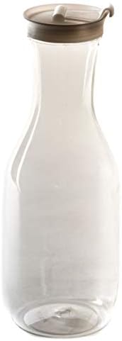 [2 ПАКЕТ] Јасна Пластична Тешка Стомна-Големи Водени Гарафи, Пластични Шишиња Со Капак Со Превртување, Стомни За Пијалоци Со Капак-Пластичен