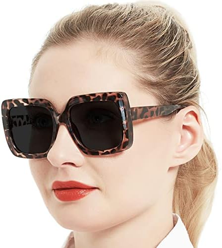 ОКСИ КЈАРИ Бифокални Очила За Сонце Очила За Читање За Жени Голем Читател 1.0 1.5 2.0 2.5 3.0 3.5 УВ400 Сина Светлина Филтер