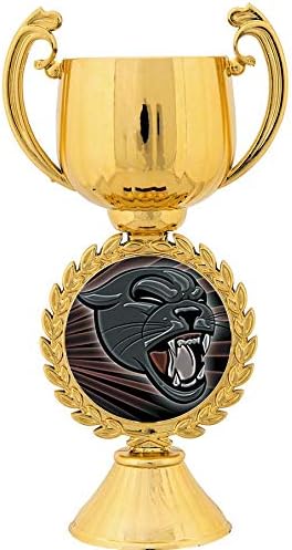 Круна Награди Персоналните Маскота Трофеј, 7.25 Златен Куп Маскота Пантер Трофеи Со Слободен Сопствени Гравирање