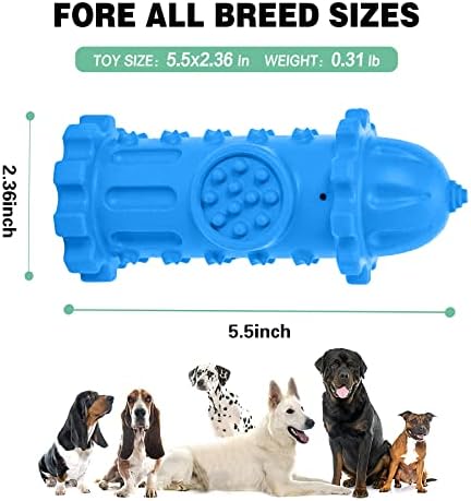 Куче Играчки За Мала Средна Голема Раса Кученце Кучиња Писклив, Интерактивни Куче Загатка Џвакање Играчка, Неуништливи Не-Токсични Природни Гумени