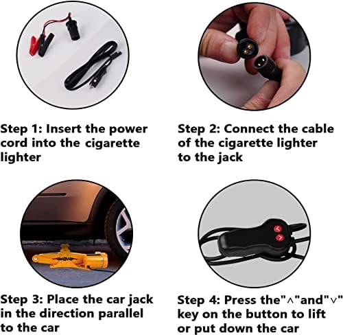 Едноставен Комплет За Приклучок За Електричен Автомобил - 3 Тони Џек За Возила Автомобили И Ножици За Камиони Џек Лифт Приколка Џек