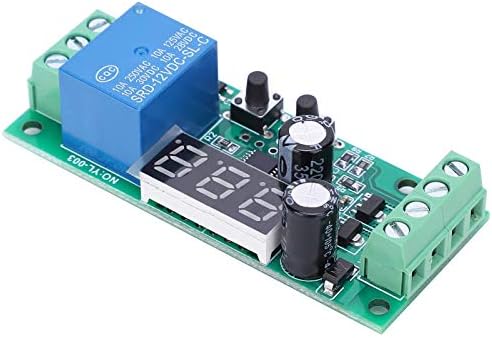 ZYM119 Дигитален дисплеј DC модул за откривање на напон модул со висока прецизна реле модул DC12V електронска компонента 100,000 пати