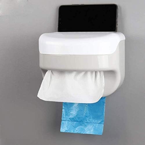 Sxnbh Држач За Пластична Тоалетна Хартија-Пријателски И Издржлив Држач За Тоалетна Хартија Решетка За Складирање Ткиво Во Бањата