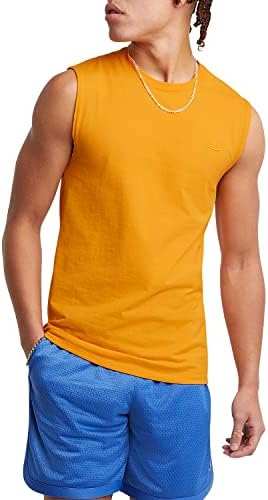 Шампионски машки класичен памучен мускул, чиста памучна мускулна маица, основна мускулна мета за мажи