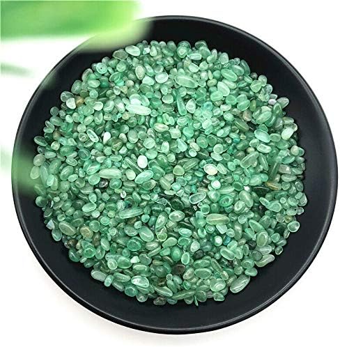 Seewudee AG216 3-5mm 50g Природни рефус паднати камења Зелени авентурински кварц Кристал заздравување подарок
