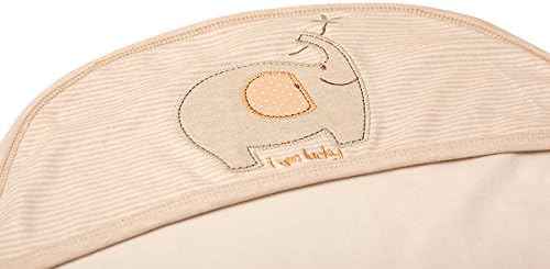 Сертифицирана органска памучна обвивка за бебиња w/слон