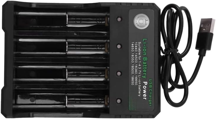 4-Слот Полнач За Батерии Ли - ЈОНСКИ USB Паметен Брз Полнач со 560 парчиња Цевки За Топлинско Собирање Изолација Цевка Што