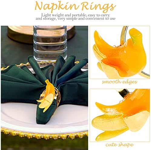 Декор на прстенот со овошна салфетка: лубеница ананас цреша банана тока табела декорација 3 парчиња