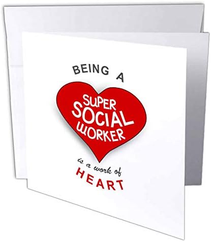 Seriesубовна серија на 3Drose InspisitazStore - Да се ​​биде супер социјален работник е дело на срце - Црвена работа за работа