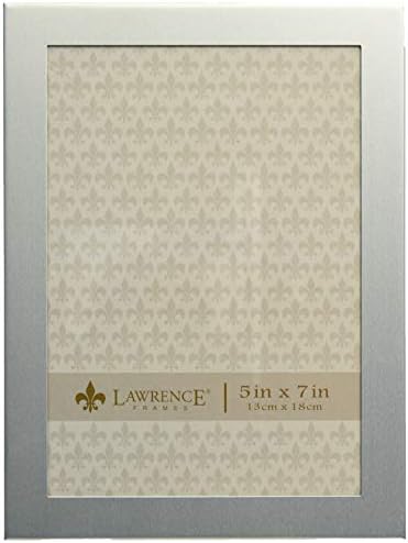 Рамки на Лоренс четкано сребро 5 од 7 метална рамка за слика
