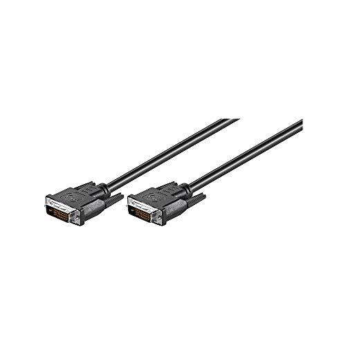 Goobay 93573 DVI-D целосен HD кабел, двојна врска, позлатена никел, должина од 1,8 милиони