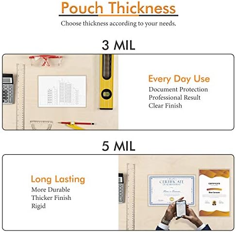 TYH снабдува 50-пакувања 3,5 x 5 инчи индекс картичка 5 мил чиста топла сјајна термичка ламинирачка торбичка ламинамин лист