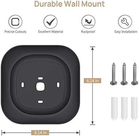 CaseBot Wallидна плоча за нов 2022 Ecobee Smart Thermostat Premium & 2022 Ecobee Smart Thermostat Подобрена, практична и стилска облога за