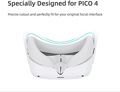 VR Силиконски Интерфејс Покритие За Pico 4 VR Слушалки Лицето Покритие АНТИ-Истекување VR Силиконски Рампа Анти-Истекување Светлина Блокирање