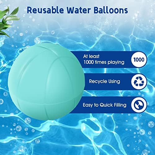 Балони за еднократно вода, мека топка за прскање на силиконска вода, вода топки Вода бомба за возрасни и деца на отворено активности Игри на