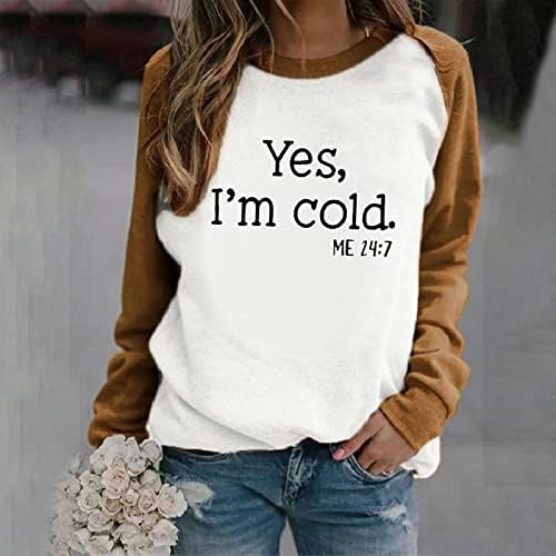 Сонце да, јас сум ладен графички палта за дами зимска есен манжетна со долг ракав чамец на вратот облеки дуксер тинејџерска девојка Је