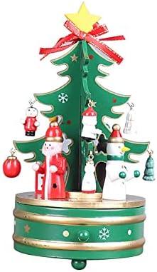 Божиќни украси Божиќни високи дрвени ротирачки музички кутии Музичка кутија SGCABI6AMJONAX