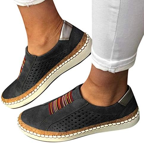 Pgojuni се лизга на патики жени, женски чевли Air Pibusion Slip-on Mesh Pleit Orthopedic Diabetic Walking Shoes Мода мода