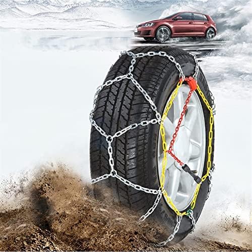 Qqlong синџири на снежни гуми за автомобили- ленти за борба против гуми за итни случаи зимски ланци за лизгање на тркала за автомобили