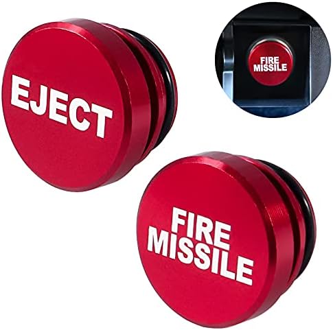 Мелфиј 2 пакет алуминиумски алуминиумски автомобили, запален приклучок, замена на копчето за отфрлање на копчето за оган, Универзално копче за притискање, одговара