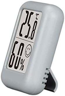Мини Дигитален Термометар За Соба ВНАТРЕШЕН Хигрометар Лцд Термометар со Икони За Лице Монитор За Температура и Влажност за Домашна Канцеларија