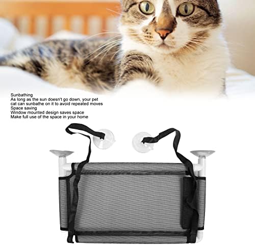 Biitfuu Мачка Прозорец Кревет, Мачка Прозорец Хамак Безбедност Простор Заштеда Лесно Да Се Инсталира за 360 Степен Сончање