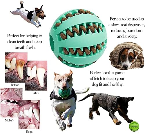 Куче Третираат Топката Трајни Нетоксични/Чистење На Забите/Лекување Диспензерот/Играње/Џвакање Играчка
