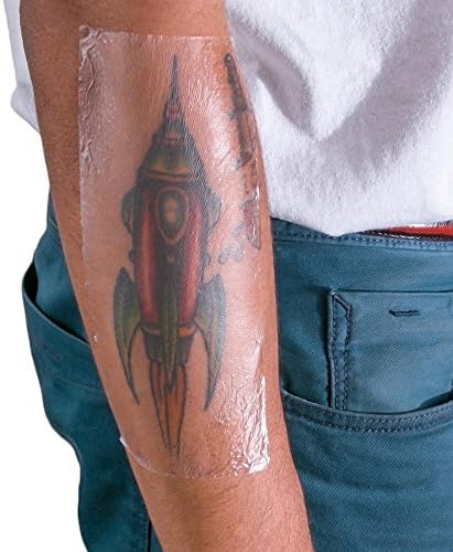 Закрепнување Дерм Штит Тетоважа Последователна Ролна Завој-Проѕирни, Водоотпорни Лепливи Завои - 10 Инчи х 8 Јарди