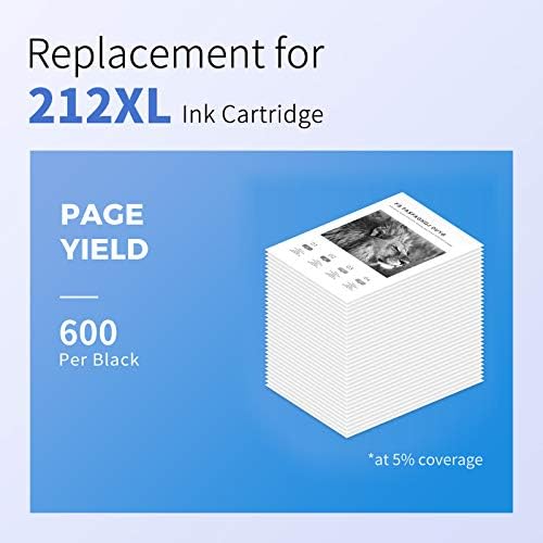 MyCartridge Suprint 212XL црно мастило касети за обработка на касета за мастило за замена за Epson 212XL 212 XL црна за изразување