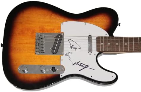 Phish Band потпиша автограм со целосна големина Fender Telecaster Electric Guitar W/ James Spence Authentication JSA COA - потпишан