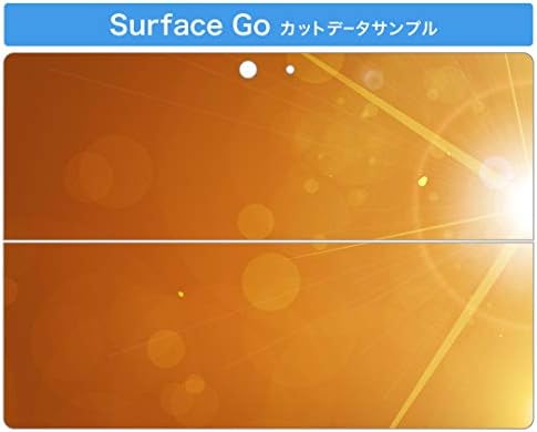 Декларална покривка на igsticker за Microsoft Surface Go/Go 2 Ултра тенки заштитнички налепници на телото 001924 Едноставен портокал