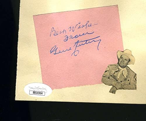 Орсон Велс Џин Аутри ЏСА Коа Потпиша Автограм На Страницата На Албумот На 1940