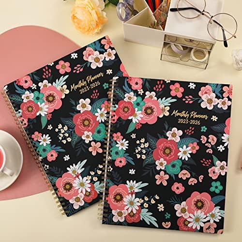 2023-2026 Monthly Planner/Calendar - 3 Year Monthly Planner 2023-2026, Jul. 2023 - Jun. 2026, 9'' x 11'', 2023-2026 Calendar Planner with 36 Monthly Tabs, Two-Side Pocket, Contacts Pages, Белешки страници