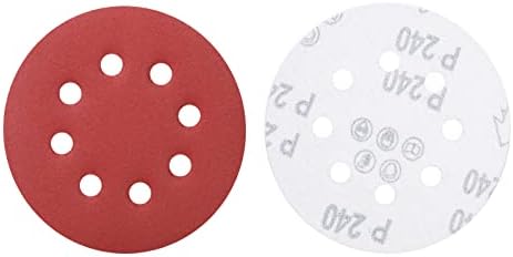 Bienka Sandpaper 100pcs 76mm 127 mm Round Shaping Sharding Disc Disc Loop Loop Parting Parting Sheet 8 Doad Sander Поливање за полирање