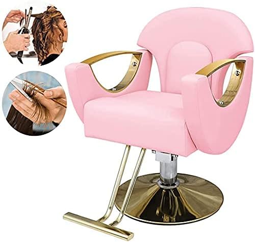 Гејн Барбер Чаир, столче за коса за коса, класичен стилски хидрауличен, модерен минималистички дизајн, тркалачки вртливиот стил, широко распространетост,