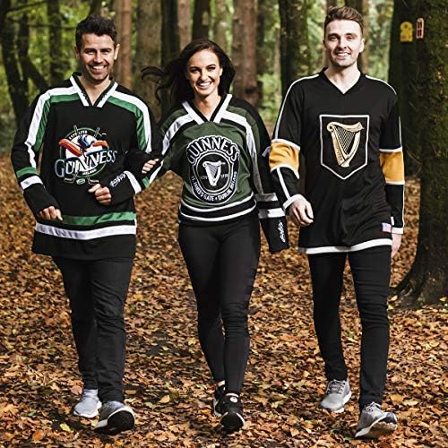 Гинис официјална стока Гинис хокеј Jerseyерси извезена полиестерска атлетска кошула брендирана хокеј дрес