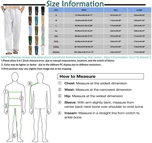 Mensогер џогер џемпери, обични лабави и удобни обични панталони памучни постелнини печатени панталони за влечење