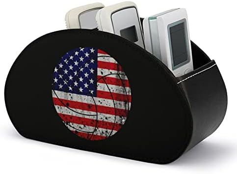Одбојка на знамето во САД, ПУ кожа ТВ далечински управувачи на канцеларија за складирање на канцеларија, организатор на десктоп со 5 оддели