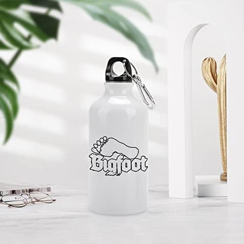 Bigfoot Footprint Protable Aluminum Sport Sport Spottion Bottle Bottles Moder Bottle With со карабинер
